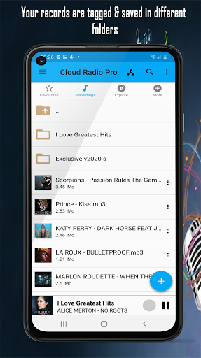 Cloud Radio Pro•Record&Lyrics Screenshots