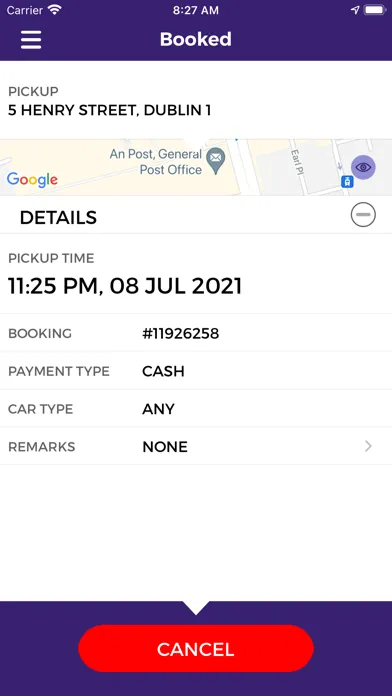 Zrzuty ekranu Trinity Taxis
