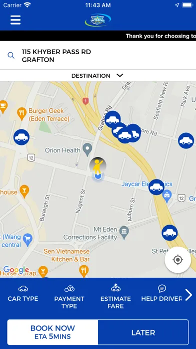 Auckland Coop Taxis 스크린샷