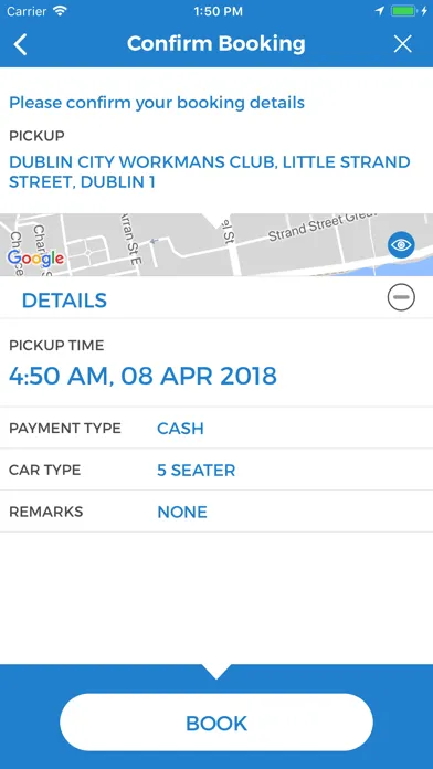 Captures d'écran de Dalkey Taxis