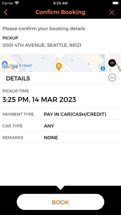 One Taxi Seattle स्क्रीनशॉट