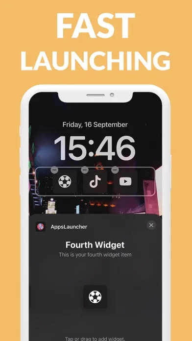 Capturas de tela do Apps Launcher for LockScreen