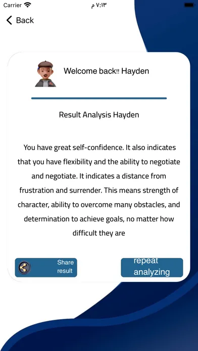 Personal analysis应用截图
