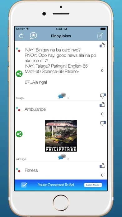 Tangkapan layar Pinoy Jokes: Created Exclusively for Pinoy Community