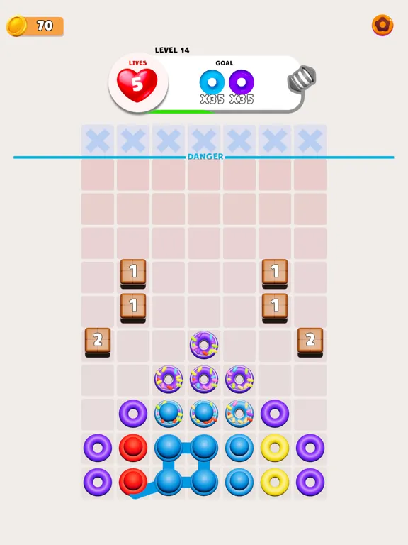 Donut Blast - Link Puzzle iPad  स्क्रीनशॉट