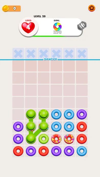 Donut Blast - Link Puzzle स्क्रीनशॉट