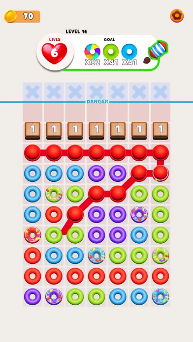 Donut Blast - Link Puzzle स्क्रीनशॉट