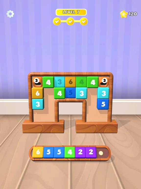 Block Match - 3D Stack Puzzle iPad  स्क्रीनशॉट