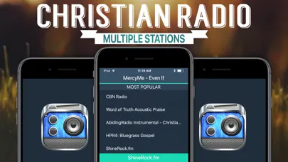 Tangkapan skrin Christian Radio+