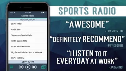 ภาพหน้าจอของ Sports Radio+