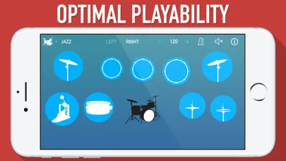 Capturas de tela do Tiny Drums