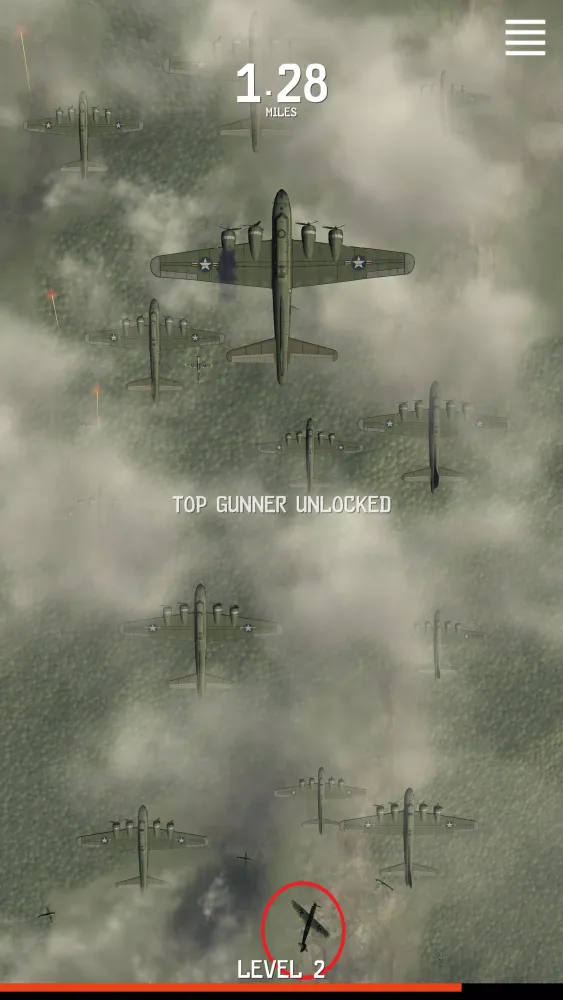 Capturas de tela do B-17 Bomber Assault