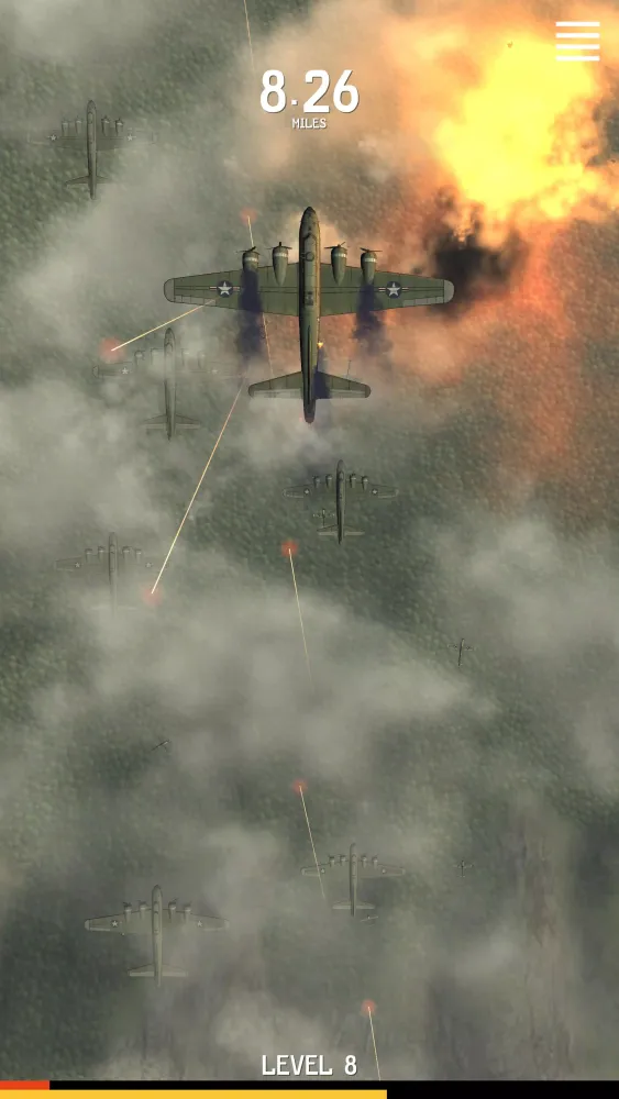Capturas de tela do B-17 Bomber Assault