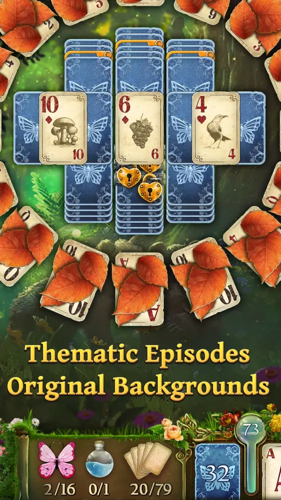 Capturas de tela do Solitaire Fairytale