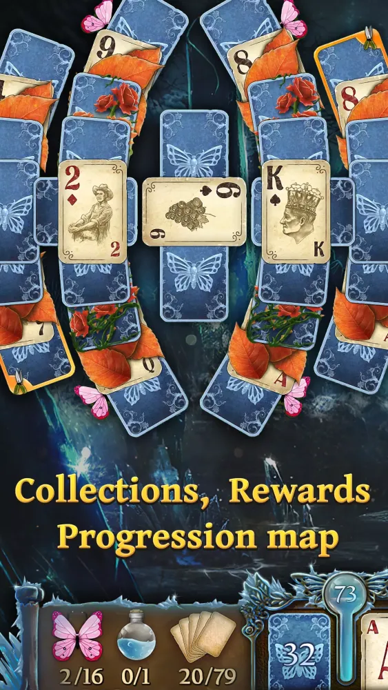 Capturas de tela do Solitaire Fairytale