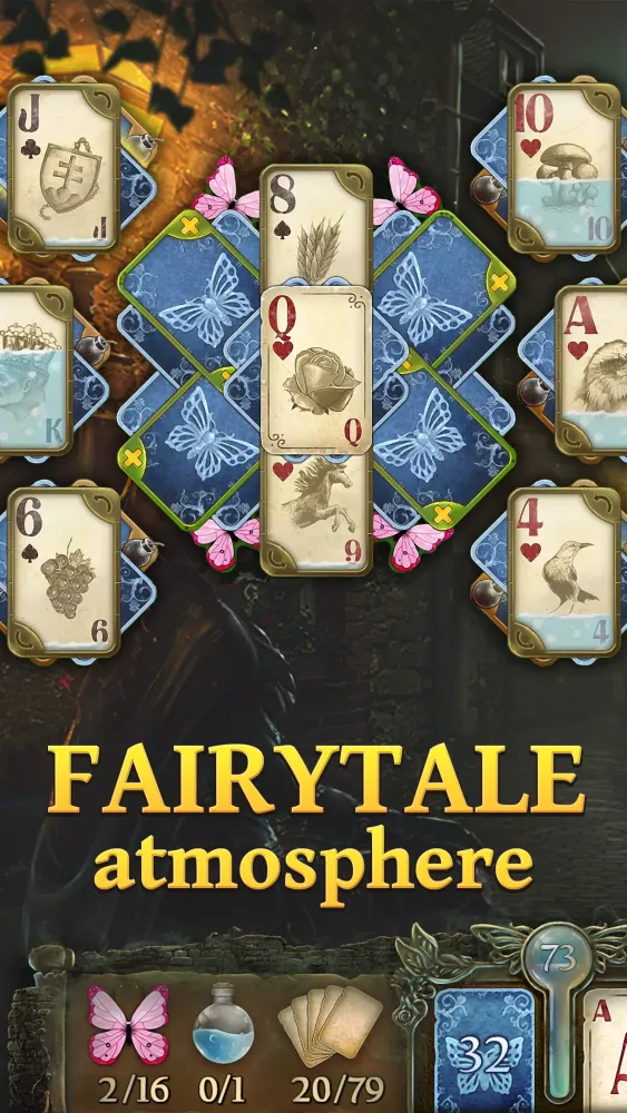 Capturas de tela do Solitaire Fairytale