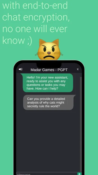 Ảnh chụp màn hình của PGPT - The Unrestricted GPT AI