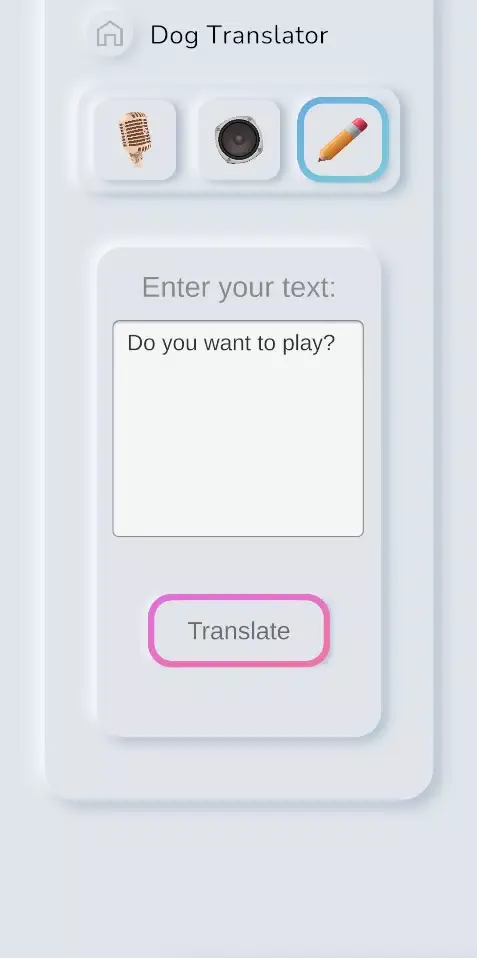 Captures d'écran de Dog Translator Simulator
