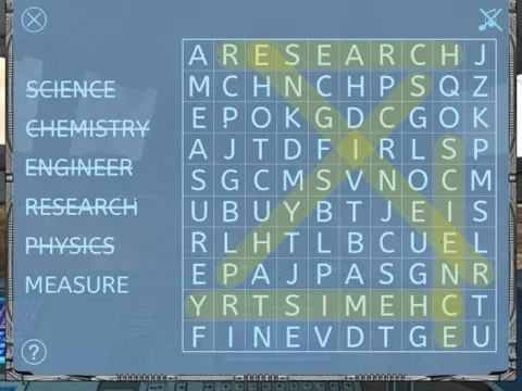 Intergalactic Word Search Free : Kids Word Find Puzzle Game With Space, Astronomy, Physics, & Engineering Theme iPad  Screenshots