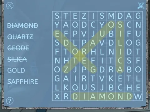 Intergalactic Word Search Free : Kids Word Find Puzzle Game With Space, Astronomy, Physics, & Engineering Theme iPad  Screenshots