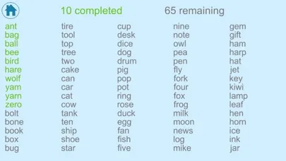 Captures d'écran de Spelling Adventure Free - Learn to Spell Kindergarten Words