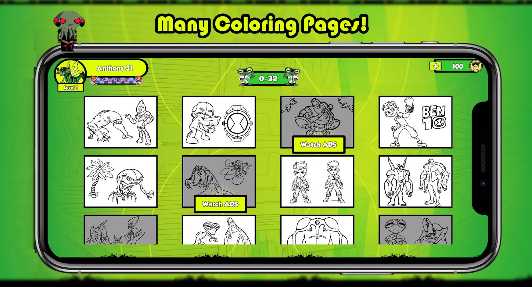 ภาพหน้าจอของ Ben Alien 10 Puzzle