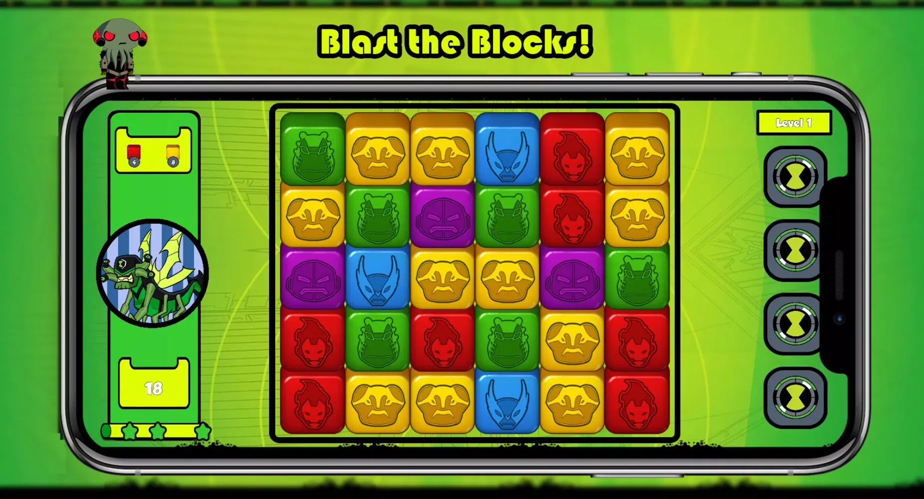 ภาพหน้าจอของ Ben Alien 10 Puzzle