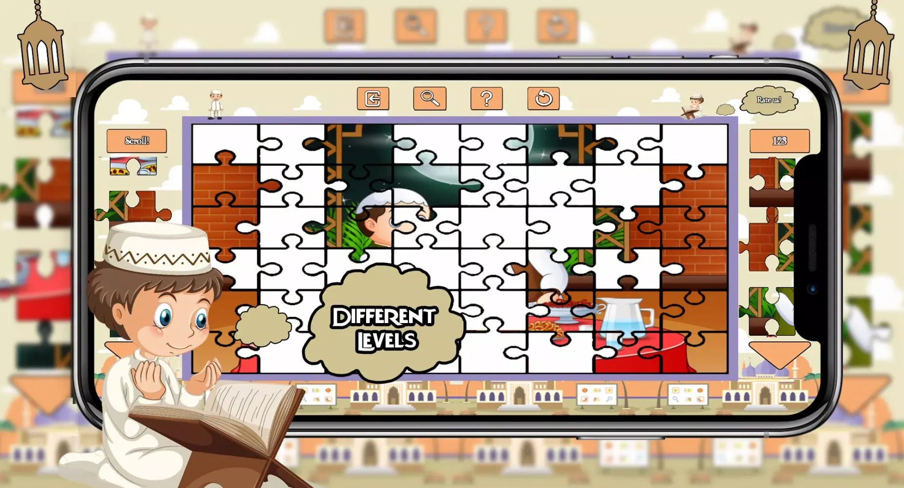 Islamic Muslim Puzzle स्क्रीनशॉट
