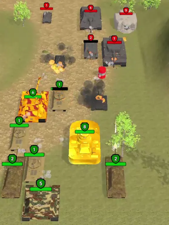 Battle Tank Combine iPad  Ekran Görüntüleri