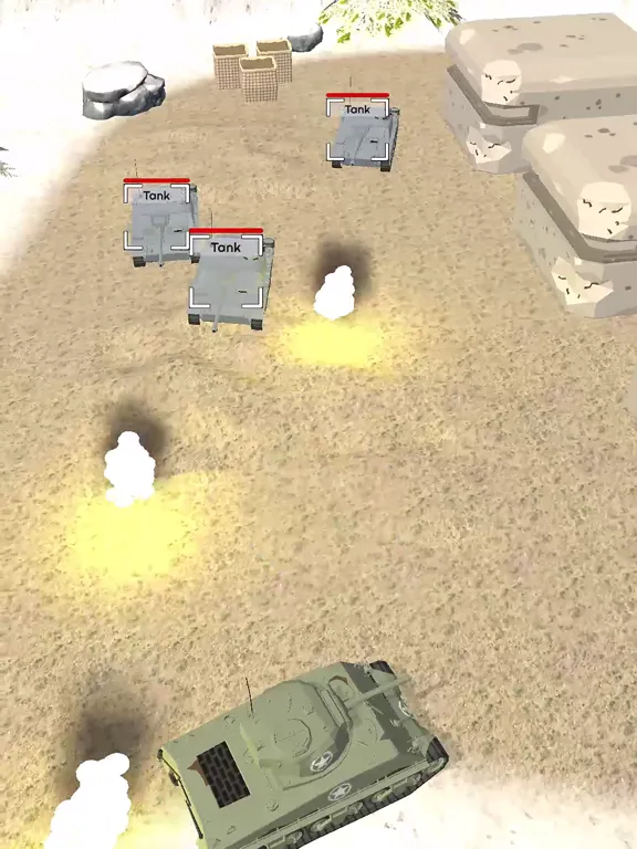 Скриншоты Tank Battle for Territory iPad 