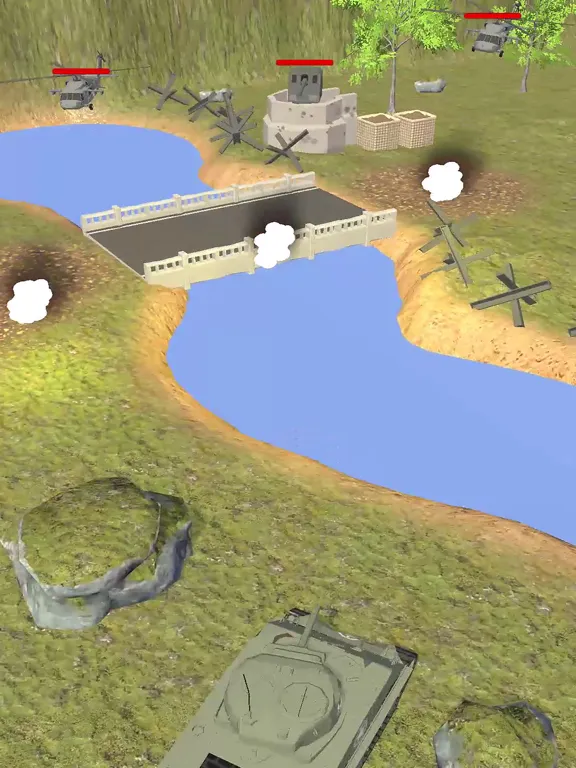 Скриншоты Tank Battle for Territory iPad 