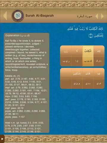Quran Study Workbook iPad Screenshots