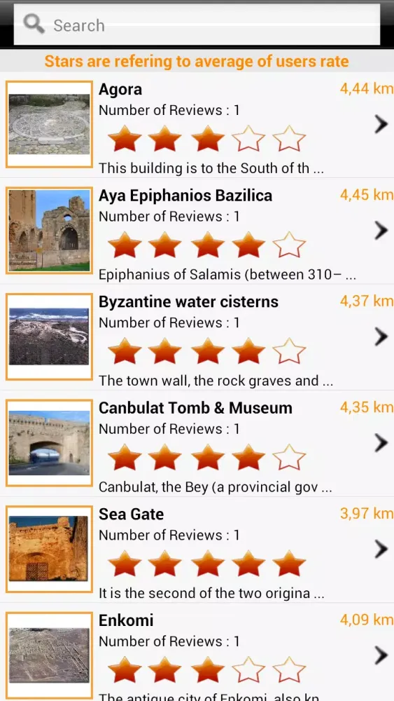Capturas de tela do North Cyprus Travel Guide