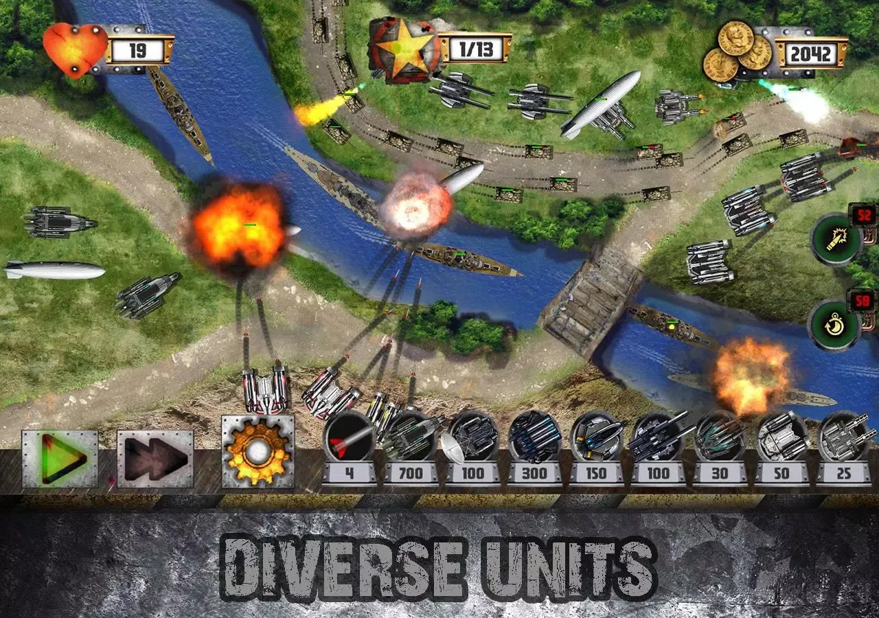 Tower Defense: Tank WAR スクリーンショット