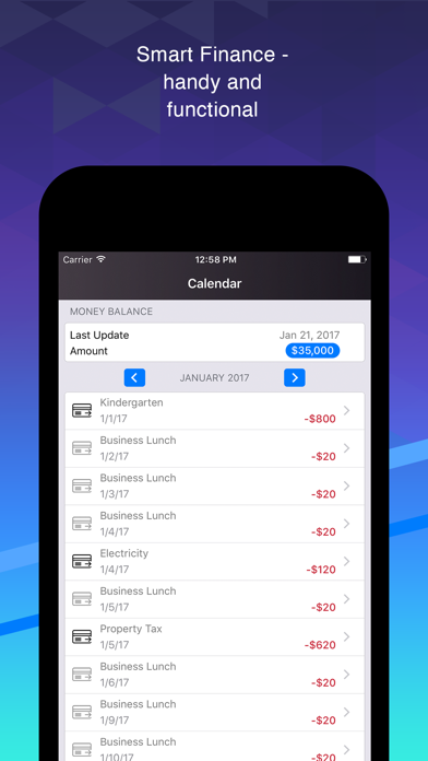 Tangkapan layar Smart Finance & Budget