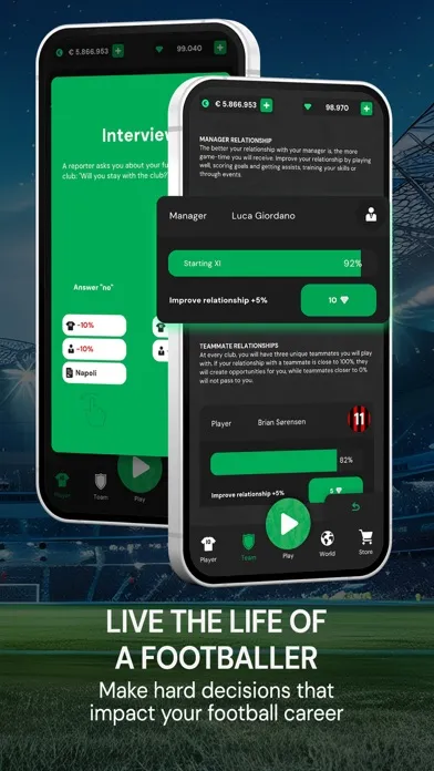Captures d'écran de Club Legend - Football Game
