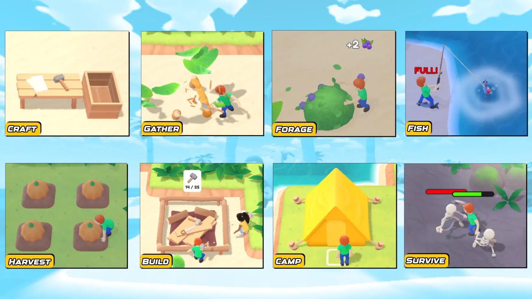 Abandoned Island Idle Survival Screenshots