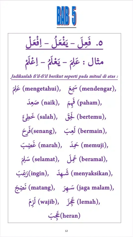 Akrab Shorof Bahasa Arab 1 Screenshots