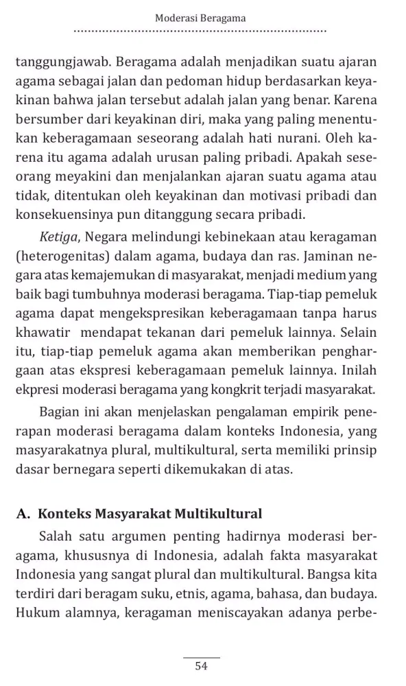 تصاویر Moderasi Beragama - Kemenag RI