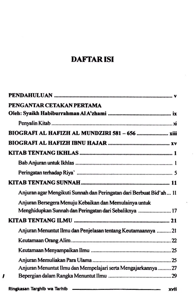 Ảnh chụp màn hình của Ringkasan Targhib Wa Tarhib