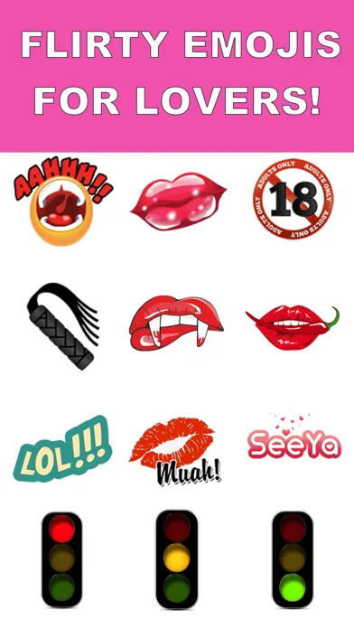 ภาพหน้าจอของ Flirty Emoji Pro