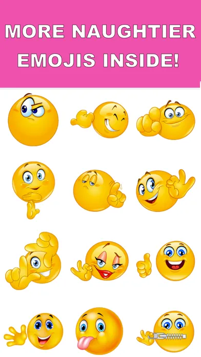 ภาพหน้าจอของ Flirty Emoji Pro