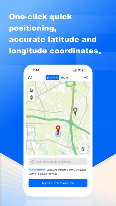 Capturas de tela do GPS Coordinates-Tools