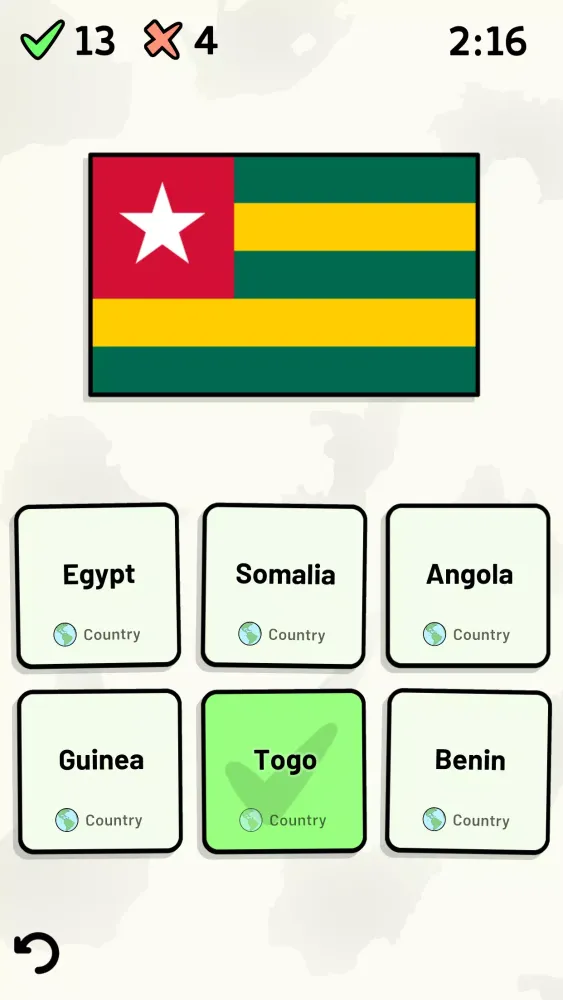 Скриншоты Countries of Africa Quiz