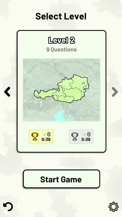 ภาพหน้าจอของ States of Austria Quiz