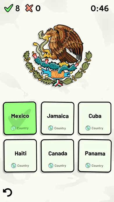 North American Countries Quiz Screenshots