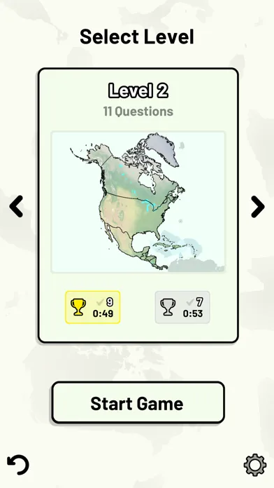 North American Countries Quiz Screenshots
