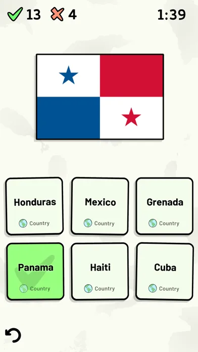 North American Countries Quiz Screenshots