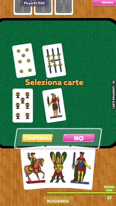 Ảnh chụp màn hình của Scopa Bugiarda