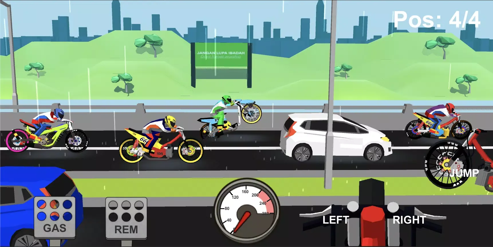 Indonesia Drag Bike Racing 3D Screenshots